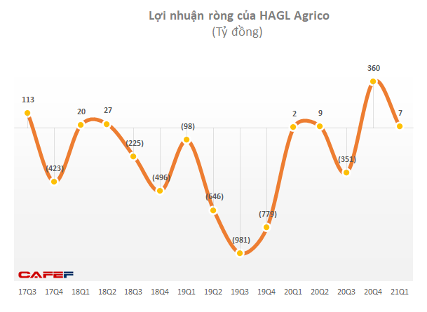 HAGL Agrico (HNG): Doanh thu giảm phân nửa xuống 260 tỷ sau quý đầu tiên do Thaco cầm lái, 3 tháng thực hiện 12% chỉ tiêu cả năm 2021 - Ảnh 3.