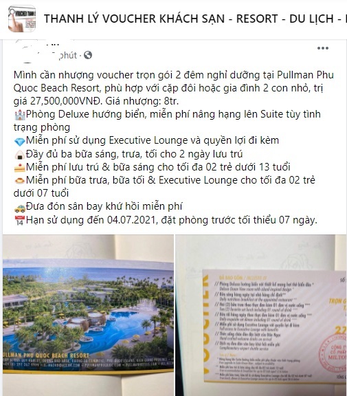 Ồ ạt thanh lý voucher phòng khách sạn, villa nghỉ dưỡng, giá rẻ khó tin - Ảnh 1.