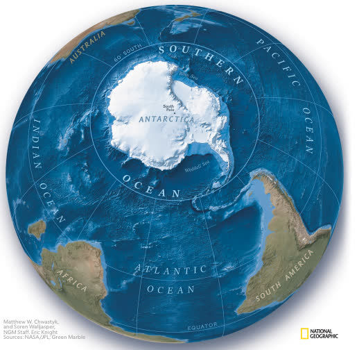Trái đất vừa có thêm một đại dương mới, mang tên Nam Đại Dương - Ảnh 1.
