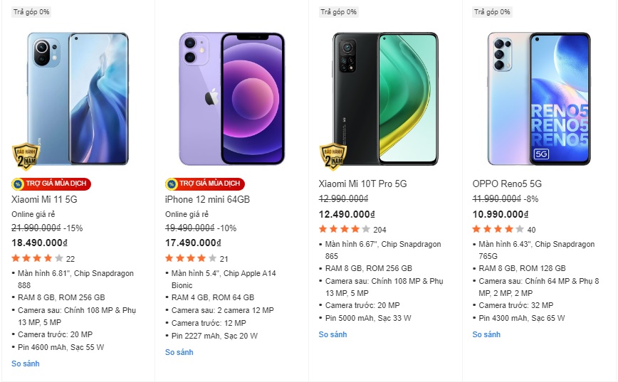 GIÁ ĐIỆN THOẠI FPT SHOP ƯU ĐÃI LỚN TRẢ GÓP 0% THU CŨ ĐỔI MỚI