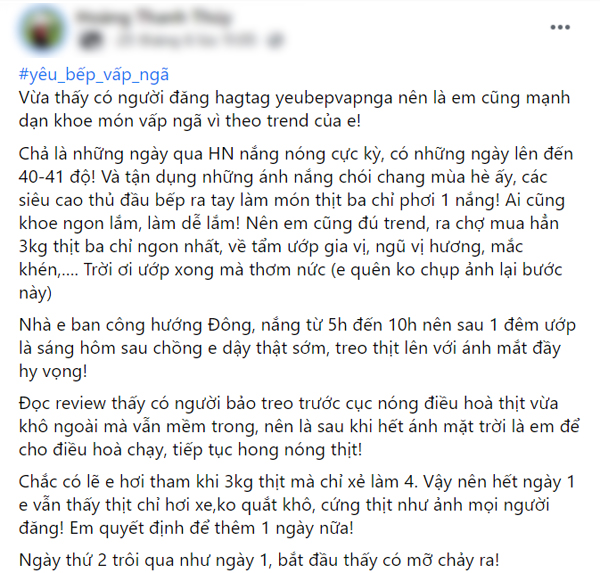 Cái kết dở khóc dở cười của cặp đôi phơi thịt một nắng: Để sản phẩm ngon lành đảm bảo sức khỏe cần khắc phục 2 điều quan trọng - Ảnh 1.