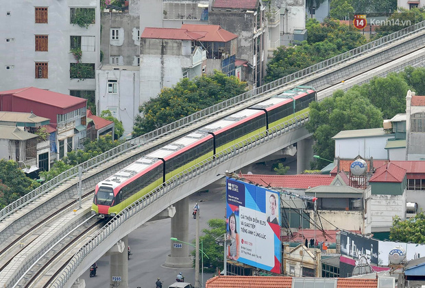 Ảnh: Thử nghiệm vận hành liên động tuyến đường sắt đô thị số 3 đoạn Nhổn - Cầu Giấy - Ảnh 13.