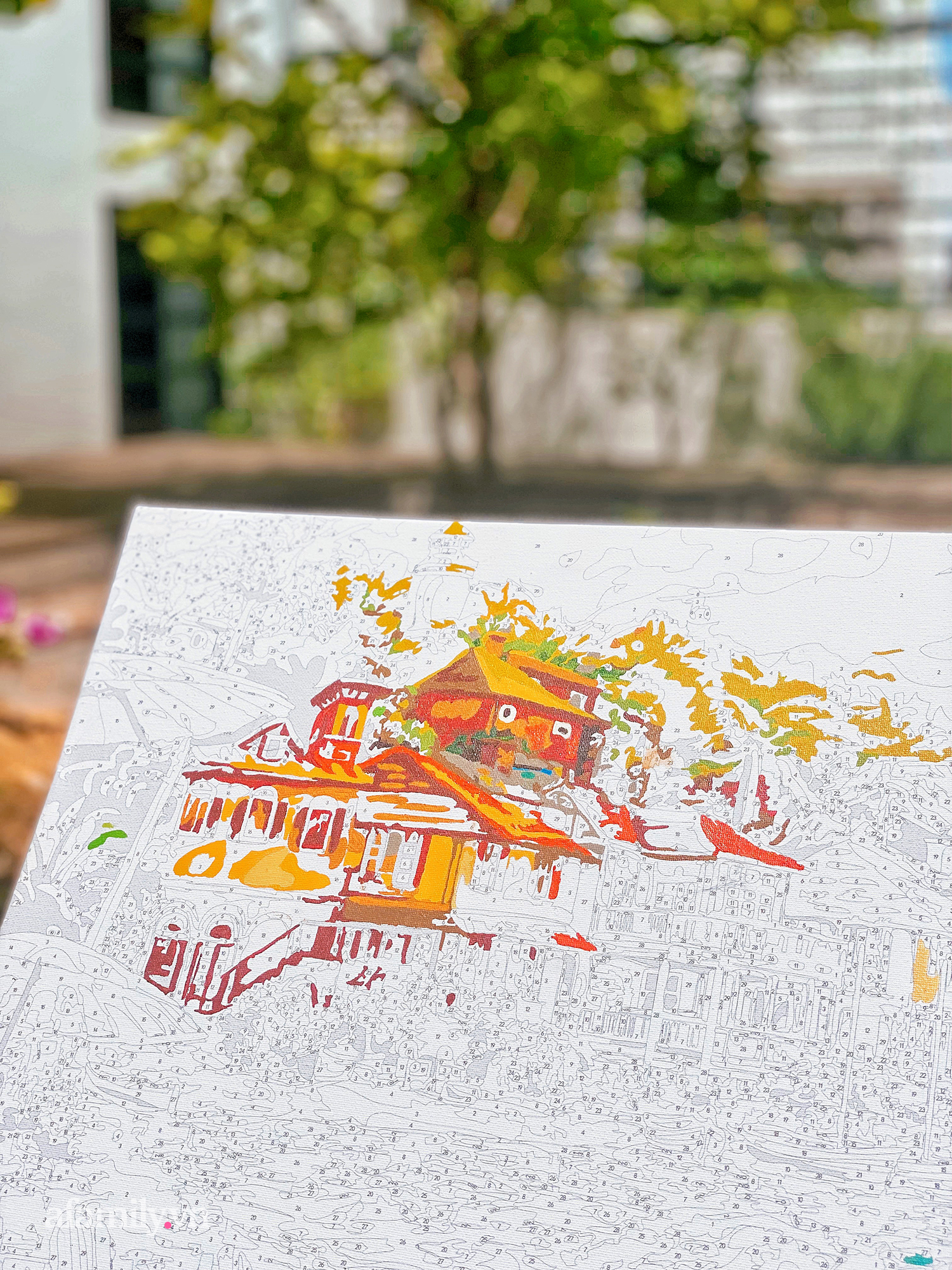 Tô tranh theo số trở thành thứ gây sốt tại Sài Gòn vì giết thời gian cực hiệu quả, có người còn kiếm được tiền trong đợt giãn cách xã hội - Ảnh 14.