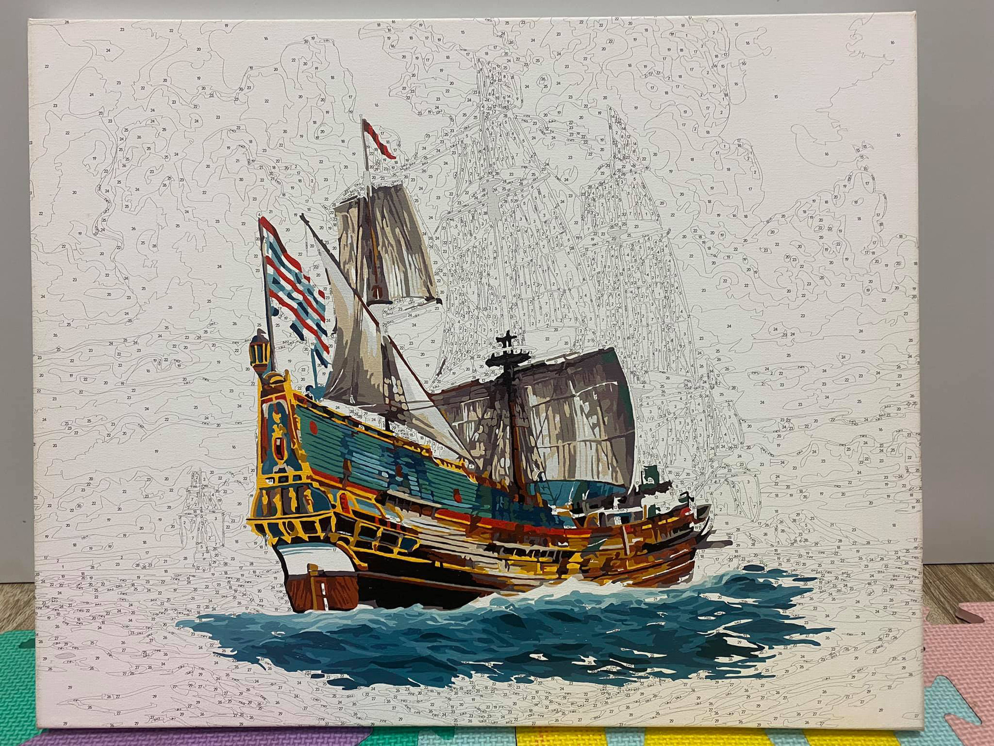 Tô tranh theo số trở thành thứ gây sốt tại Sài Gòn vì giết thời gian cực hiệu quả, có người còn kiếm được tiền trong đợt giãn cách xã hội - Ảnh 17.