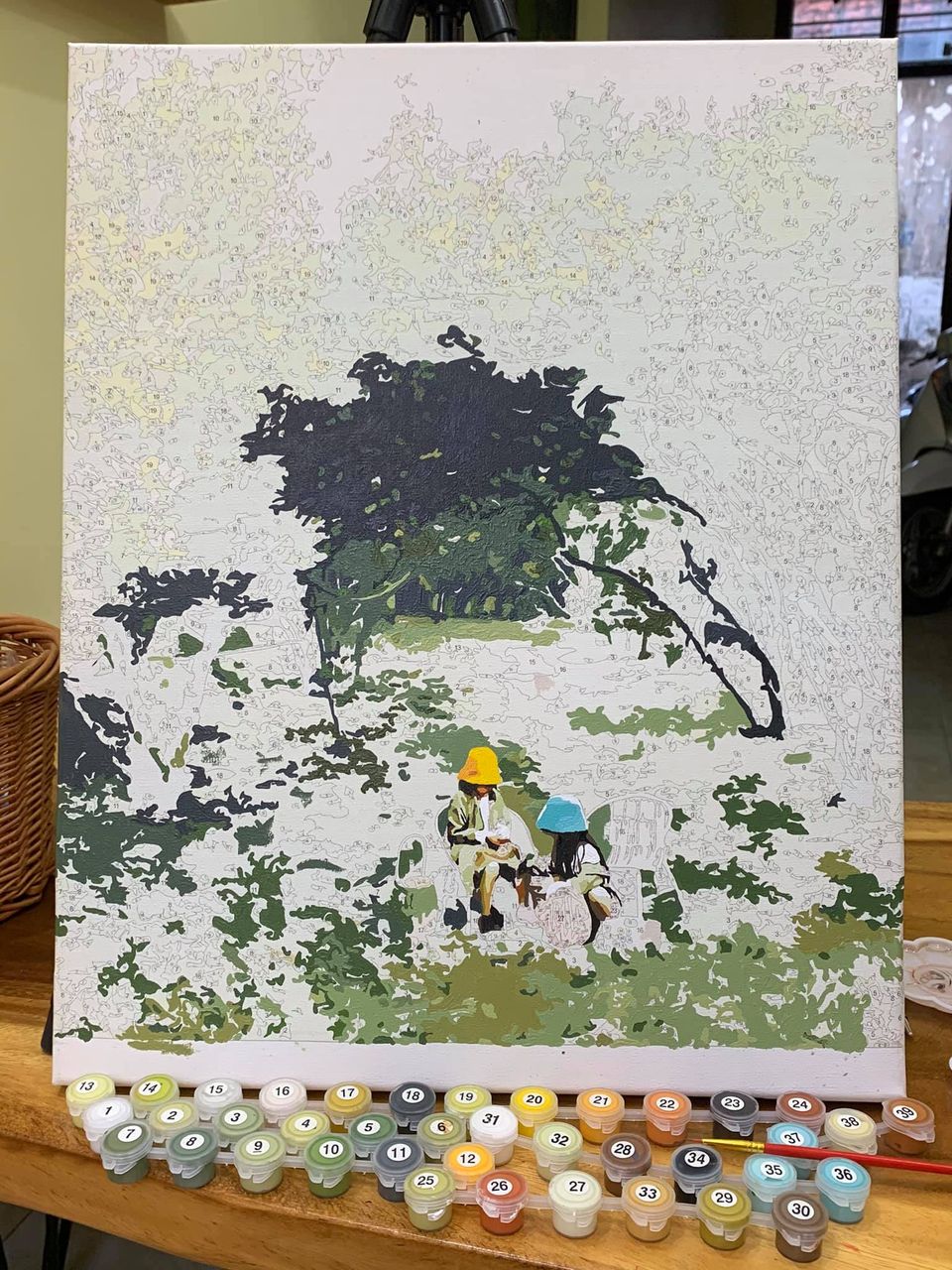 Tô tranh theo số trở thành thứ gây sốt tại Sài Gòn vì giết thời gian cực hiệu quả, có người còn kiếm được tiền trong đợt giãn cách xã hội - Ảnh 21.