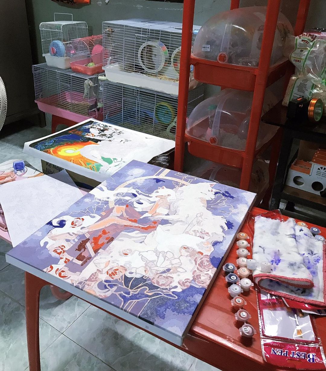 Tô tranh theo số trở thành thứ gây sốt tại Sài Gòn vì giết thời gian cực hiệu quả, có người còn kiếm được tiền trong đợt giãn cách xã hội - Ảnh 22.