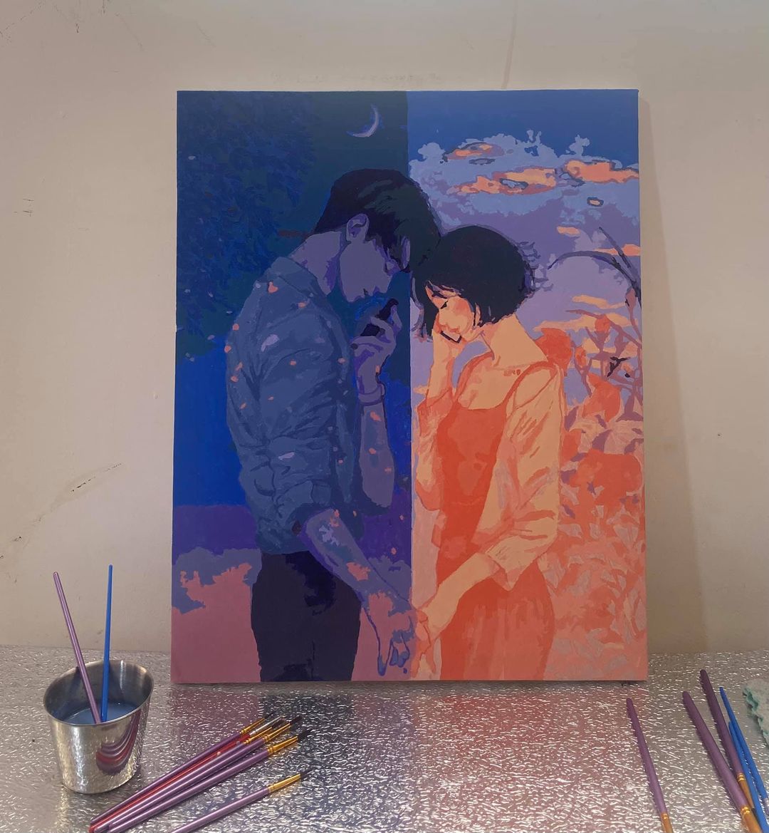 Tô tranh theo số trở thành thứ gây sốt tại Sài Gòn vì giết thời gian cực hiệu quả, có người còn kiếm được tiền trong đợt giãn cách xã hội - Ảnh 23.