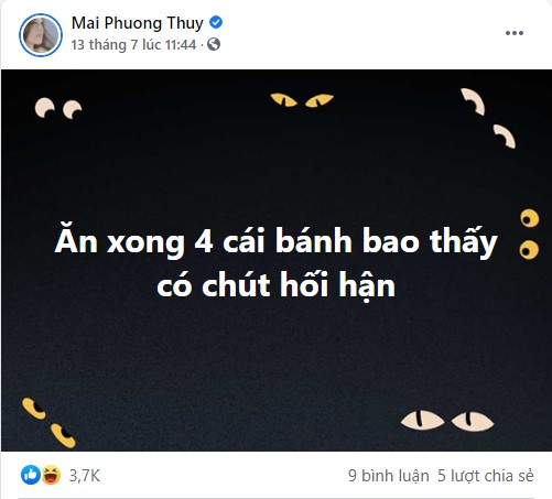 Những lần Mai Phương Thúy đăng bài vu vơ khiến dân chứng khoán hào hứng về “thuyết âm mưu”: Chỉ thèm ăn thôi cũng nghĩ là “phím hàng” - Ảnh 2.