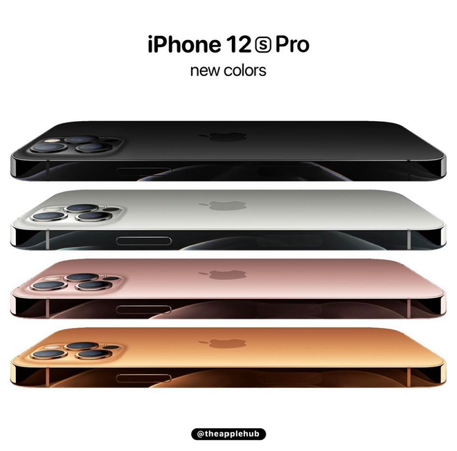 Rò rỉ concept iPhone 13 màu vàng hồng đẹp mãn nhãn