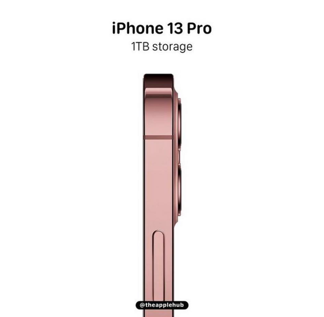 Rò rỉ concept iPhone 13 màu vàng hồng đẹp mãn nhãn
