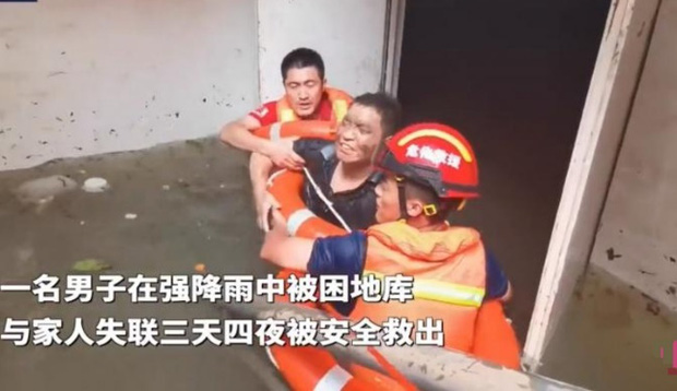 Uống nước bẩn 3 ngày 3 đêm vì bị mắc kẹt dưới hầm ngập nước sau trận lũ thảm khốc, người đàn ông đã hồi sinh ngoạn mục gây bão MXH - Ảnh 4.