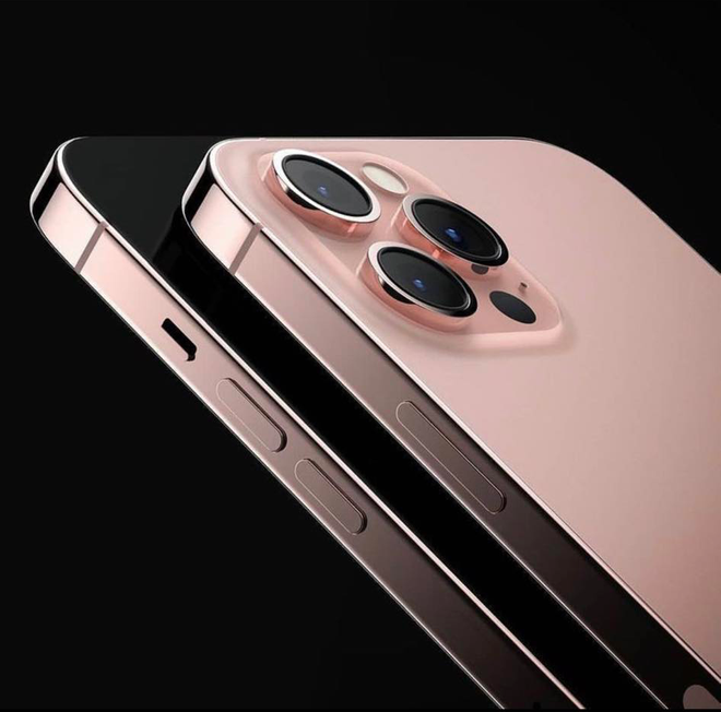 Rò rỉ concept iPhone 13 màu vàng hồng đẹp mãn nhãn