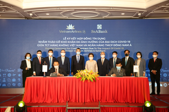  Vietnam Airlines và SeABank ký hợp đồng cho vay tái cấp vốn 2.000 tỉ đồng  - Ảnh 1.