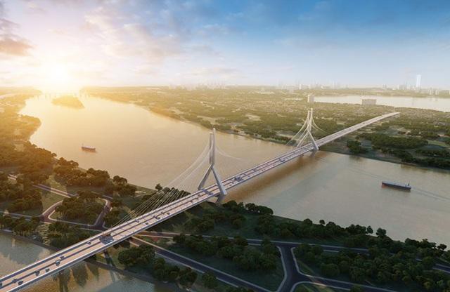 Kiến trúc ấn tượng những cây cầu vượt sông Hồng sắp xây dựng - Ảnh 7.