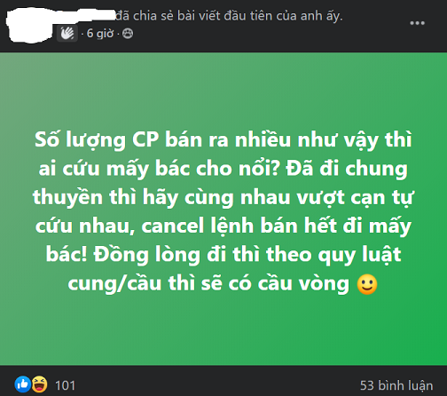 Nhiều cổ đông “Louis” kêu gọi ngưng bán, cùng nhau “bắt đáy” để giúp cổ phiếu thoát sàn - Ảnh 3.