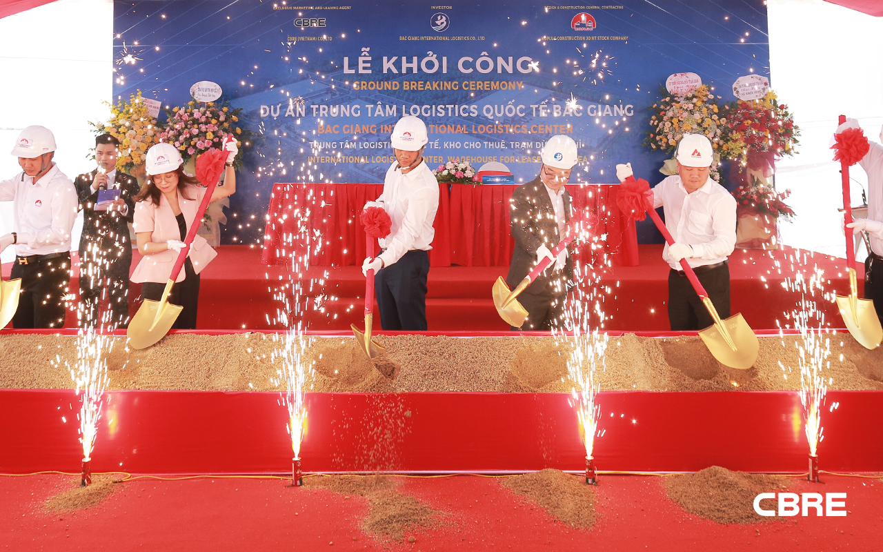 Bắc Giang khởi công trung tâm Logistics quốc tế quy mô 71ha - Ảnh 1.