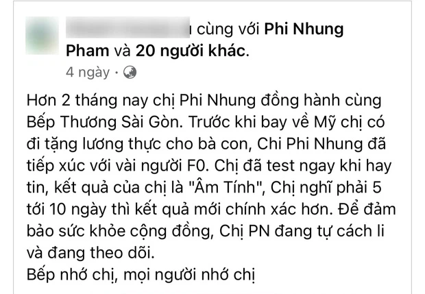 Chia sẻ cuối cùng của Phi Nhung trước khi qua đời: Xin lỗi khán giả, nói về lý do nhiễm Covid-19 - Ảnh 2.