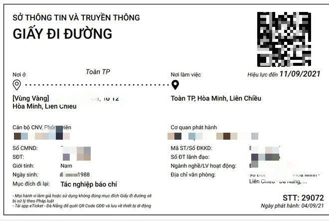  Giấy đi đường mã QR Code chỉ mất khoảng 30 giây kiểm tra, giúp Đà Nẵng không ùn ứ ở chốt kiểm dịch  - Ảnh 5.