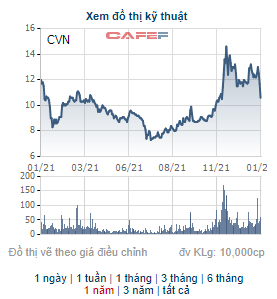 Công ty Vinam (CVN) triển khai chào bán 10 triệu cổ phiếu, muốn tăng vốn điều lệ thêm 50% - Ảnh 1.