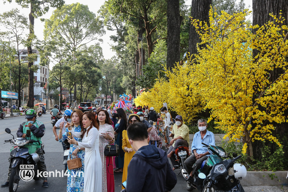 Ảnh: Phố ông đồ, đường mai vàng ở TP.HCM đã mở cửa, không khí Tết tràn ngập hơn bao giờ hết - Ảnh 18. Ảnh: Phố ông đồ, đường mai vàng ở TP.HCM đã mở cửa, không khí Tết tràn ngập hơn bao giờ hết - Ảnh 18.