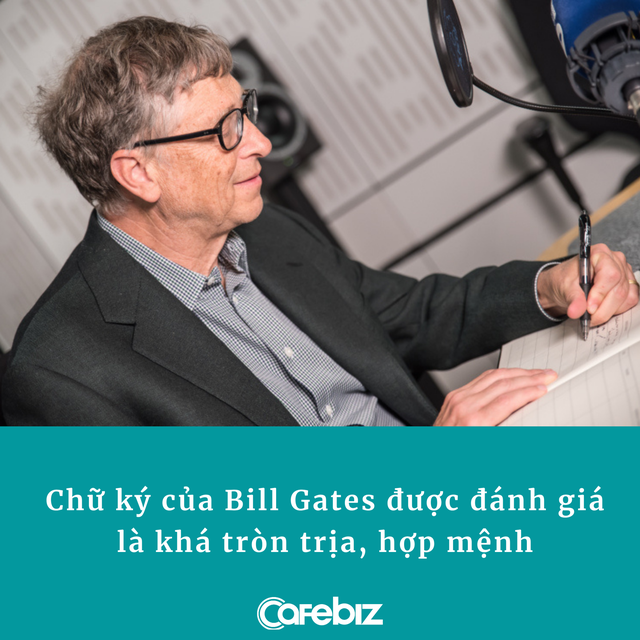 Chữ ký chứa cả bầu trời phong thủy của Bill Gates: Nhìn xong bạn mới biết tại sao mình mãi nghèo! - Ảnh 1.