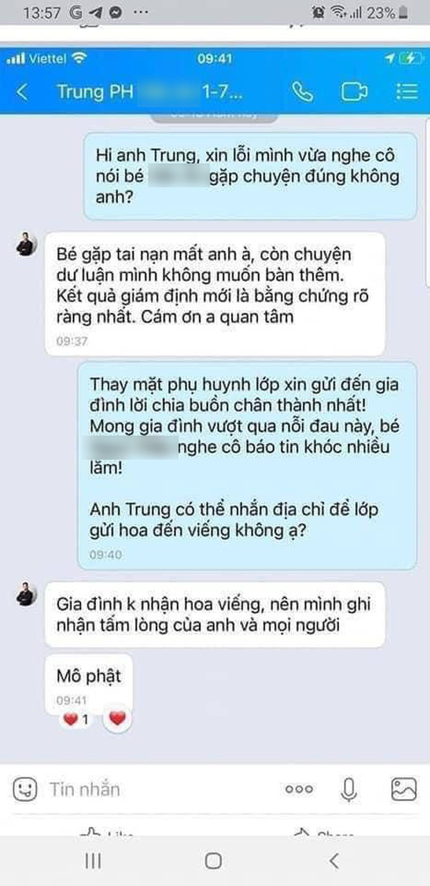 Xôn xao đoạn tin nhắn hé lộ sự bình tĩnh khó tin của Thái sau khi bé V.A tử vong: Thản nhiên nói dối con gặp tai nạn, không quan tâm dư luận - Ảnh 1.