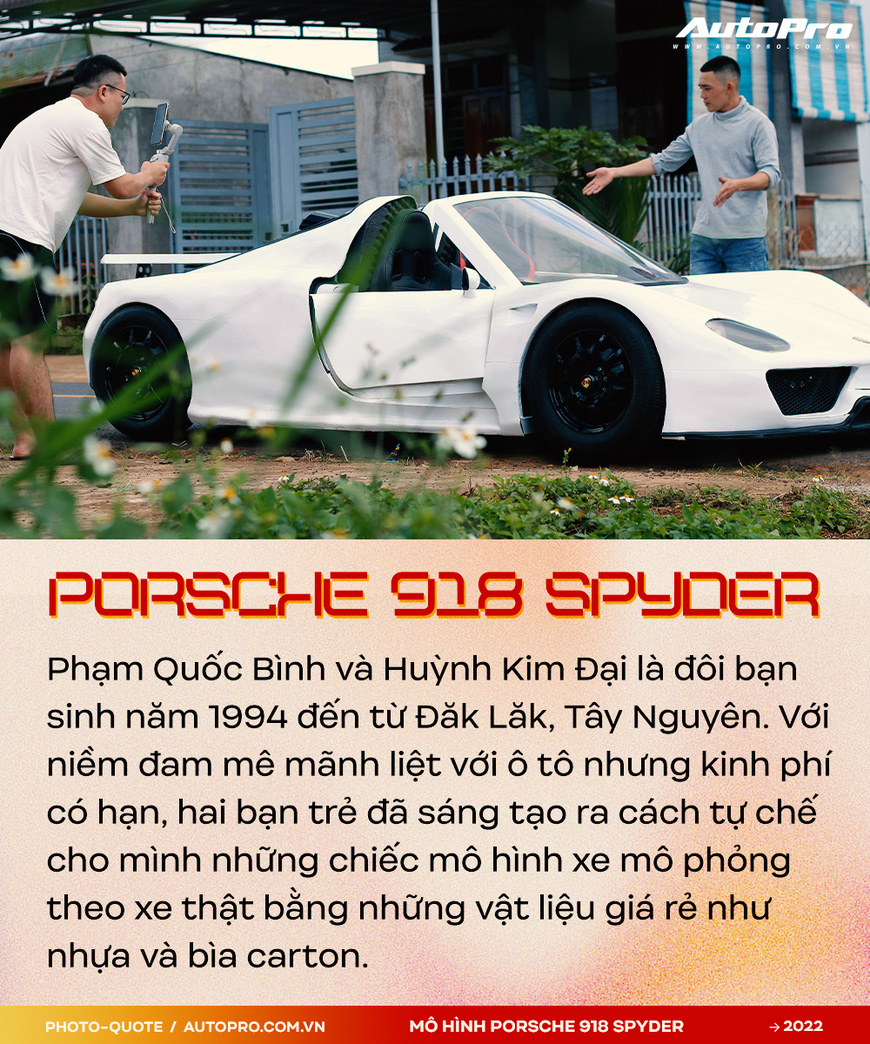 Mô hình Porsche 918 Spyder: \