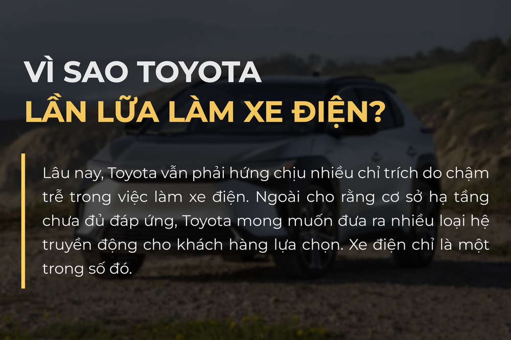 Vì sao Toyota liên tục lần lữa với xe thuần điện? - Ảnh 6. Vì sao Toyota liên tục lần lữa với xe thuần điện? - Ảnh 6.