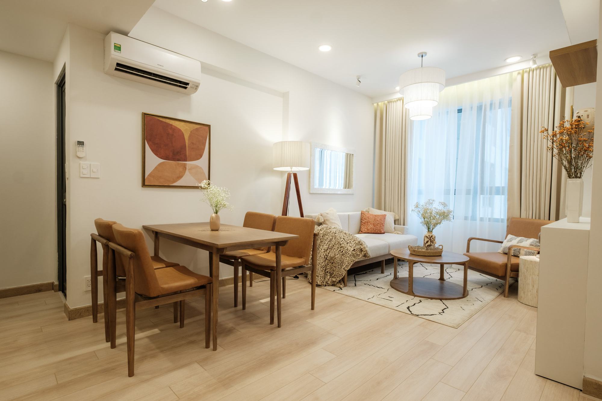 Cải tạo căn hộ 67m² cho 3 người với chi phí gần 700 triệu - Ảnh 2. Cải tạo căn hộ 67m² cho 3 người với chi phí gần 700 triệu - Ảnh 2.