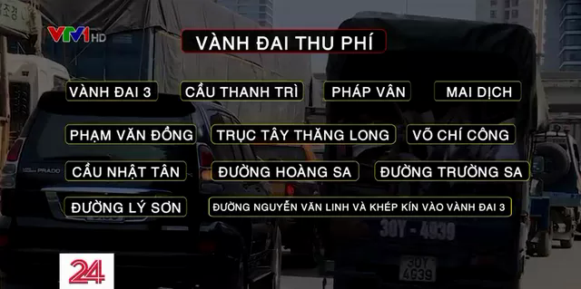 Hà Nội dự kiến lập gần 100 trạm thu phí giảm ùn tắc vào nội đô - Ảnh 1.