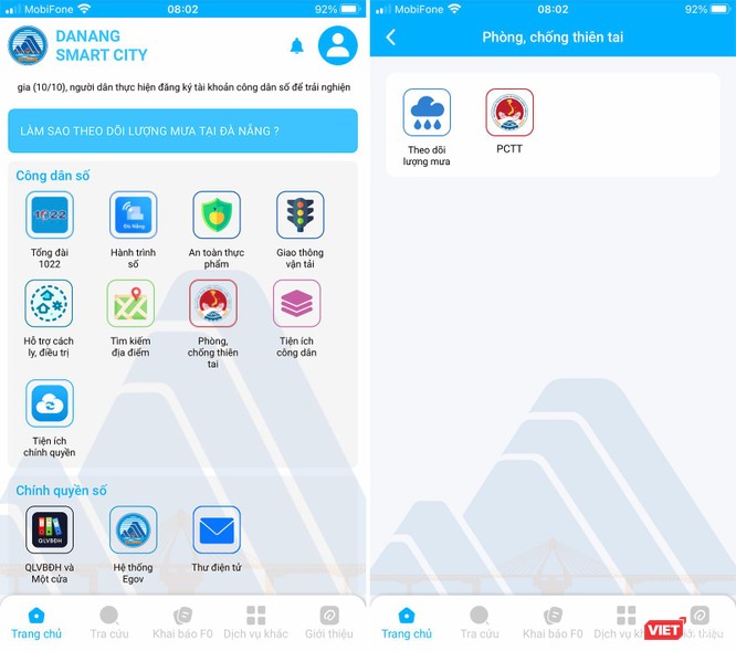 Sau cơn mưa lịch sử hôm 14/10, Đà Nẵng đưa ứng dụng tự theo dõi lượng mưa lên app di động - Ảnh 1.