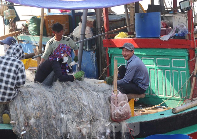 Thuyền về, tôm cá đầy khoang, ngư dân thu tiền triệu mỗi ngày - Ảnh 1. Thuyền về, tôm cá đầy khoang, ngư dân thu tiền triệu mỗi ngày - Ảnh 1.