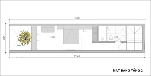  Tư vấn thiết kế nhà ống 50m² một mặt tiền nhưng vẫn thoáng sáng - Ảnh 2.