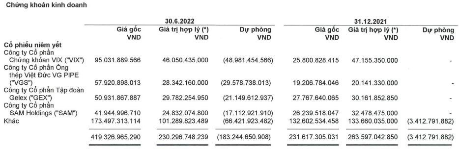Một nhà phân phối ủy quyền iPhone đem hàng trăm tỷ đầu tư chứng khoán, tạm lỗ gần 48% danh mục vào cuối quý 3 - Ảnh 2. Một nhà phân phối ủy quyền iPhone đem hàng trăm tỷ đầu tư chứng khoán, tạm lỗ gần 48% danh mục vào cuối quý 3 - Ảnh 2.