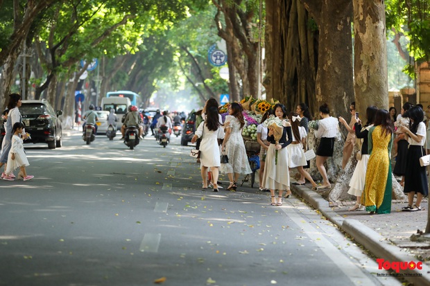 Hàng trăm người đổ về phố Phan Đình Phùng săn nắng mùa thu Hà Nội - Ảnh 9.