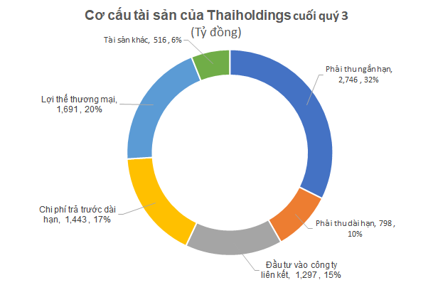 Thaiholdings đạt 323 tỷ đồng lợi nhuận trước thuế trong 9 tháng - Ảnh 1.