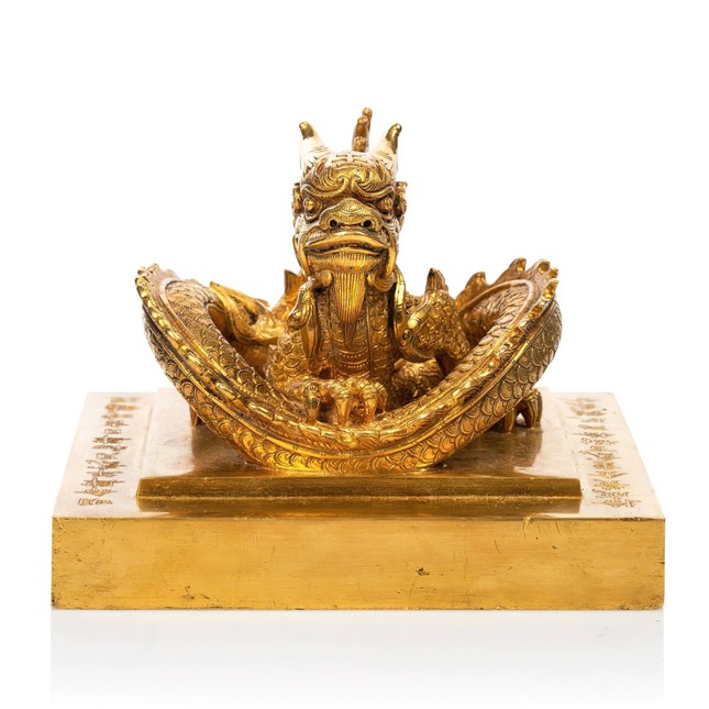 Ấn vàng triều Nguyễn: Nhà đấu giá đồng ý cho Việt Nam thương lượng trực tiếp - Ảnh 1. Ấn vàng triều Nguyễn: Nhà đấu giá đồng ý cho Việt Nam thương lượng trực tiếp - Ảnh 1.