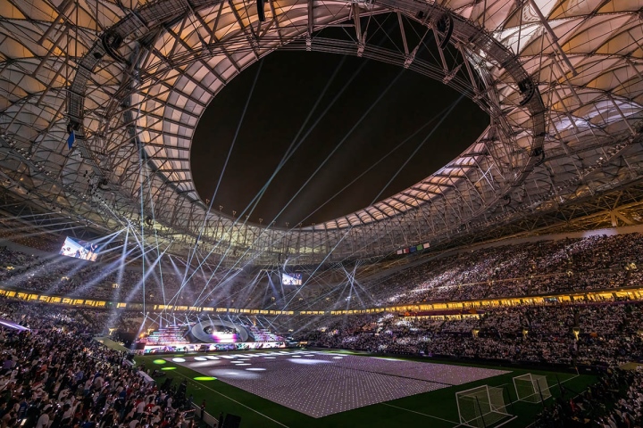 Cận cảnh sân vận động dát vàng sắp tổ chức World Cup 2022 - Ảnh 7. Cận cảnh sân vận động dát vàng sắp tổ chức World Cup 2022 - Ảnh 7.
