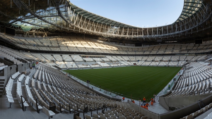 Cận cảnh sân vận động dát vàng sắp tổ chức World Cup 2022 - Ảnh 5. Cận cảnh sân vận động dát vàng sắp tổ chức World Cup 2022 - Ảnh 5.