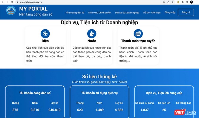 Chính thức sử dụng nền tảng Công dân số - My Portal phục vụ dịch vụ công trực tuyến ở Đà Nẵng - Ảnh 2.