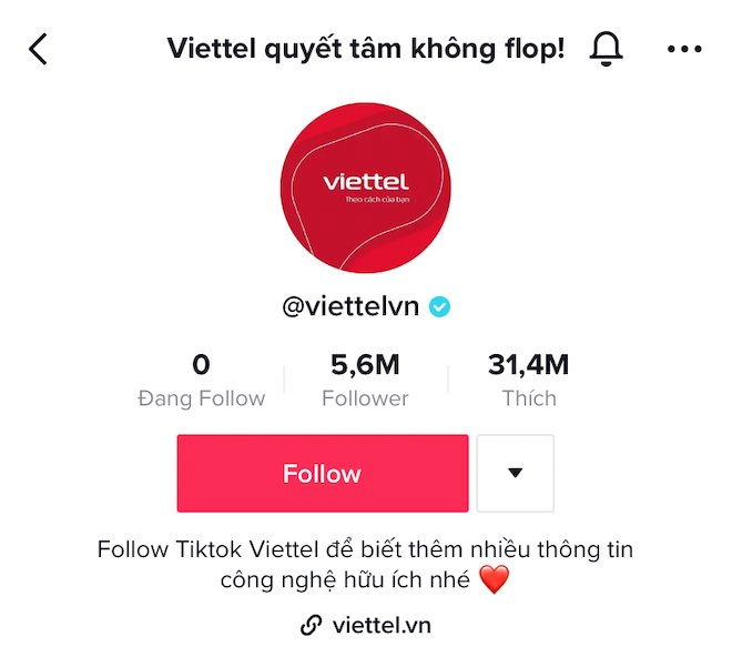 Làm thương hiệu trên TikTok giỏi như Viettel: Rũ bỏ phong cách nghiêm túc, đu trend hút 5 triệu người theo dõi - Ảnh 1.