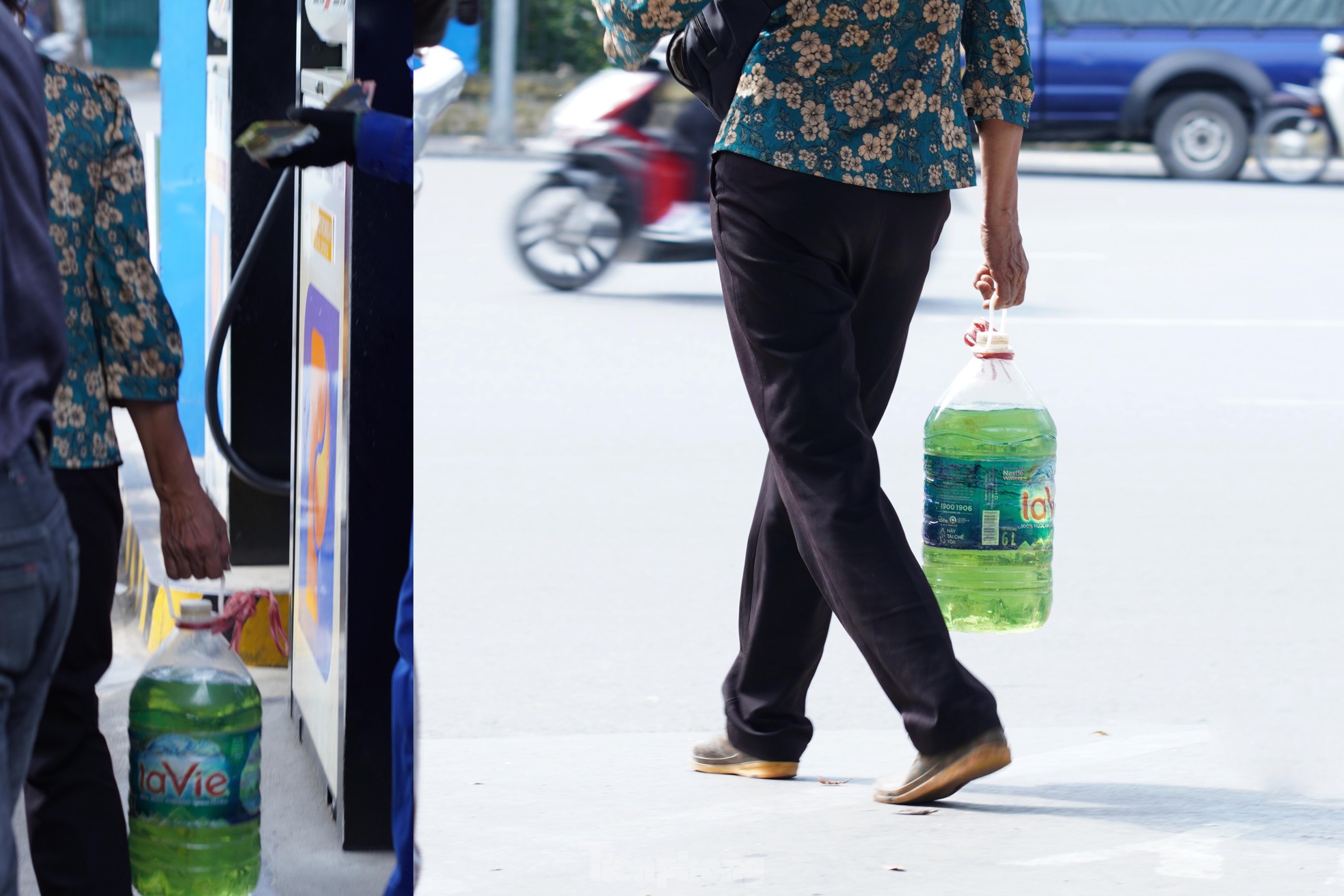 Hết cảnh rồng rắn xếp hàng, người Hà Nội chỉ mất 3 phút đổ đầy bình xăng - Ảnh 8.