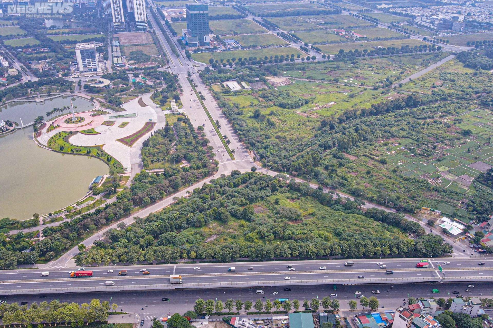 Cận cảnh những khu vực được đề xuất làm hầm chui qua đường Vành đai 3 Hà Nội - Ảnh 7. Cận cảnh những khu vực được đề xuất làm hầm chui qua đường Vành đai 3 Hà Nội - Ảnh 7.