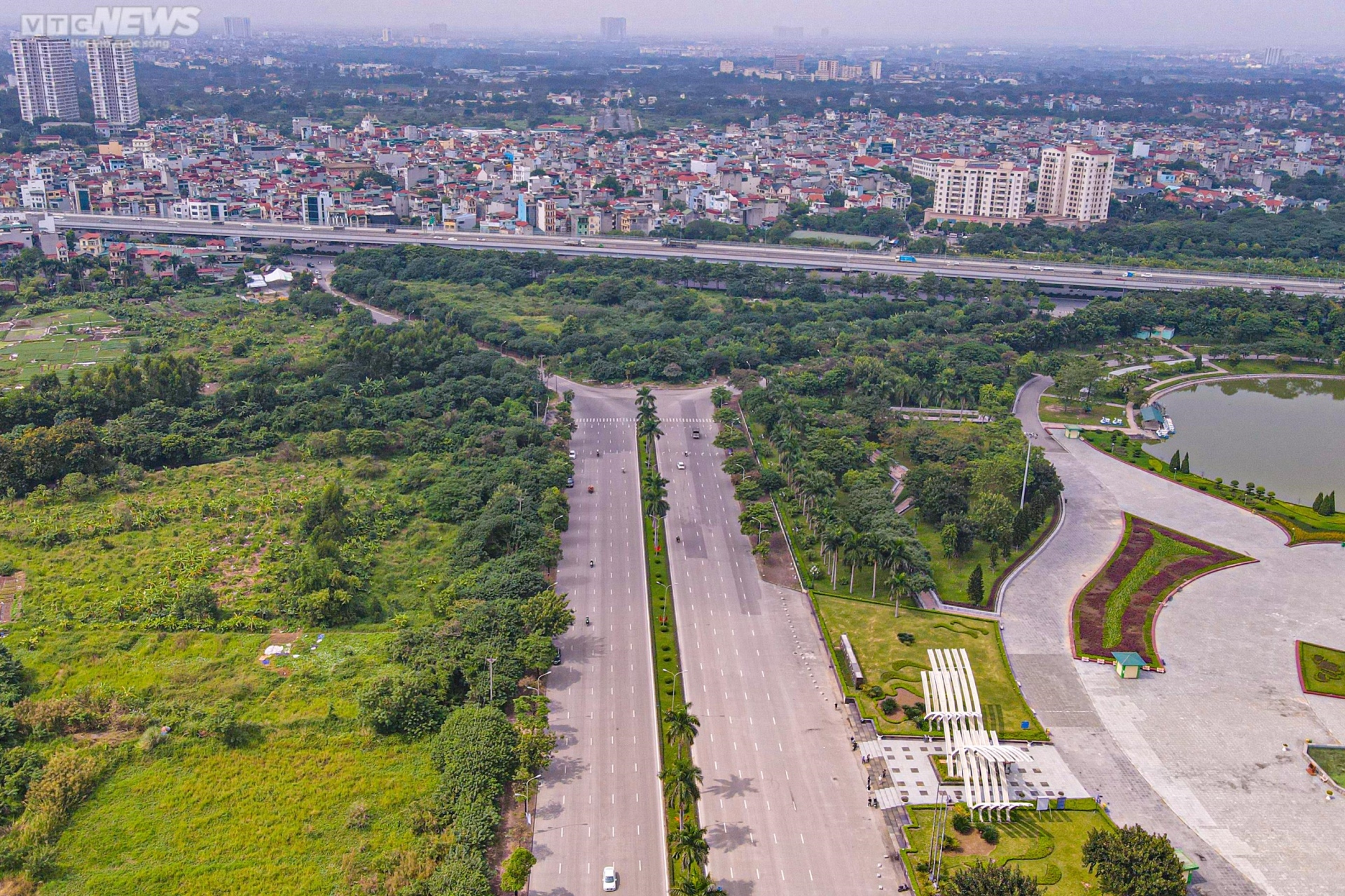 Cận cảnh những khu vực được đề xuất làm hầm chui qua đường Vành đai 3 Hà Nội - Ảnh 6. Cận cảnh những khu vực được đề xuất làm hầm chui qua đường Vành đai 3 Hà Nội - Ảnh 6.