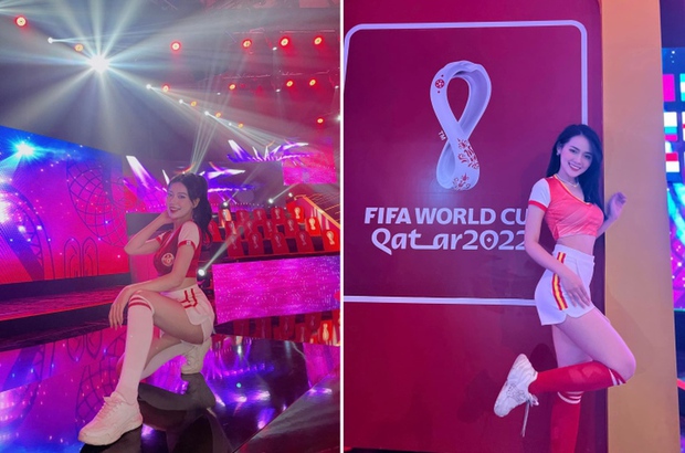 Dàn mỹ nữ Nóng cùng World Cup 2022 khoe sắc trong trang phục 32 đội tuyển - Ảnh 9.