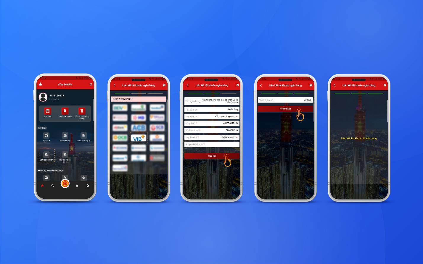 Ba bước nộp thuế dễ dàng qua tài khoản VIB - Ảnh 2. Ba bước nộp thuế dễ dàng qua tài khoản VIB - Ảnh 2.