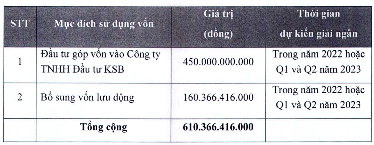 Thị giá mất 70% từ đầu năm, Khoáng sản và Xây dựng Bình Dương (KSB) sắp chào bán hơn 38 triệu cổ phiếu giá 16.000 đồng/cp - Ảnh 1.