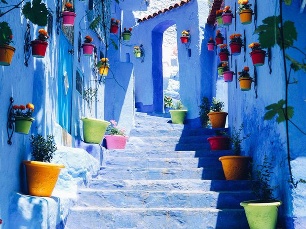Ghé thăm thị trấn toàn màu xanh độc đáo: Giữa châu Phi lại có thiên đường bí mật như Santorini thứ hai - Ảnh 4.