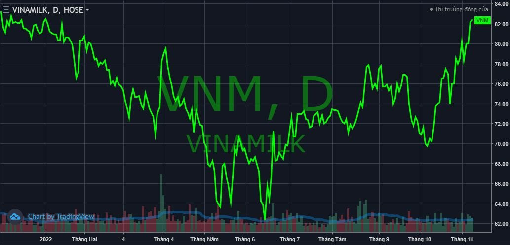 Giá trị vốn hóa tăng hàng tỷ USD sau pha đi ngược thị trường, điều gì làm nên sức hấp dẫn của cổ phiếu Vinamilk (VNM)? - Ảnh 1.