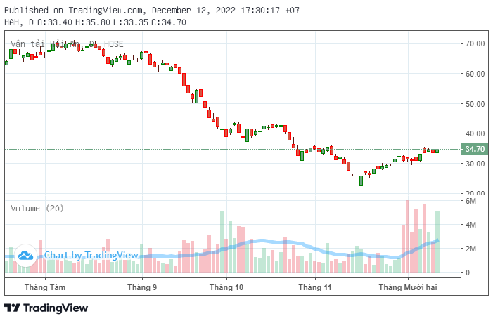Ngành vận tải biển thăng hoa, Hải An (HAH) ước lãi kỷ lục 835 tỷ nhưng kế hoạch 2023 lao dốc không phanh - Ảnh 2. Ngành vận tải biển thăng hoa, Hải An (HAH) ước lãi kỷ lục 835 tỷ nhưng kế hoạch 2023 lao dốc không phanh - Ảnh 2.